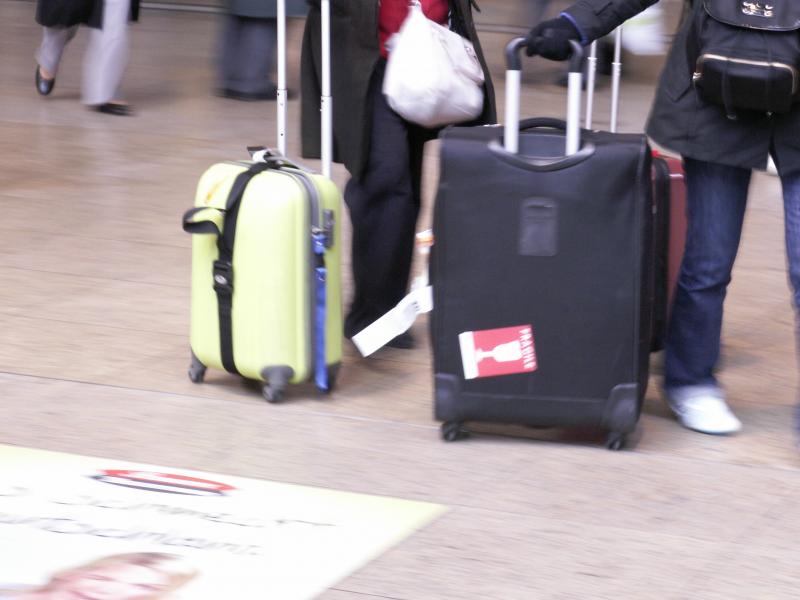 Bagagli durante un viaggio