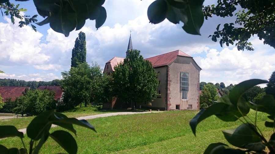 Klosterkirche in the Lobenfeld monastery complex