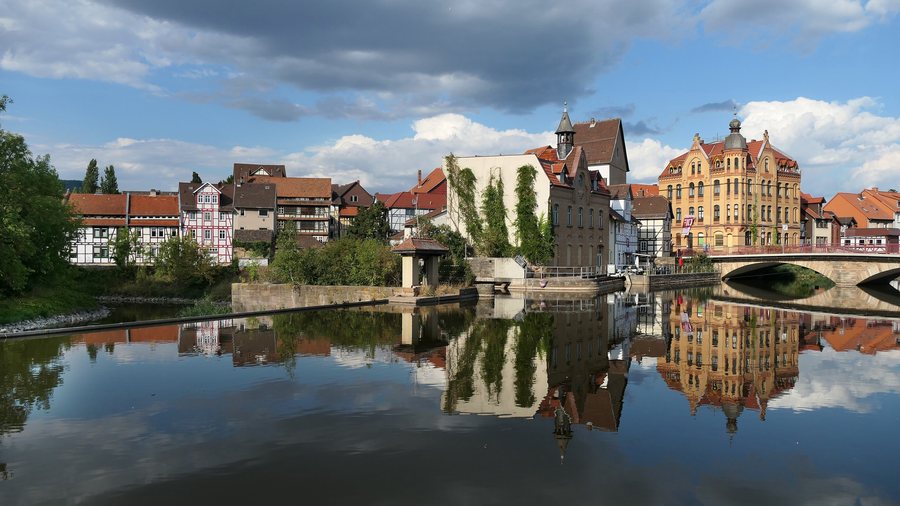 File:Rechtes Werraufer in Eschwege.jpg