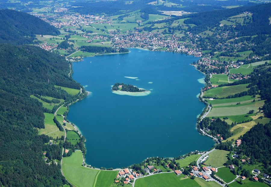 File:Aerial image of the Schliersee (view from the south).jpg
