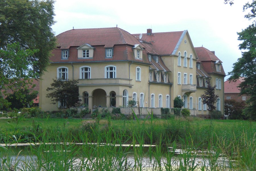 Gutshaus Groß Pankow (Prignitz), Gartenseite