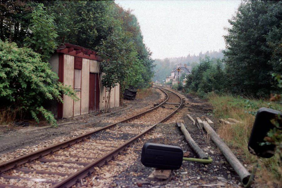 Bf Wurzbach vom Ausziehgleis