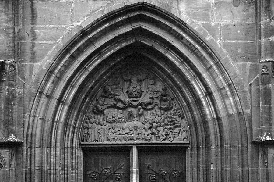 Saalfeld Johanniskirche Westportal