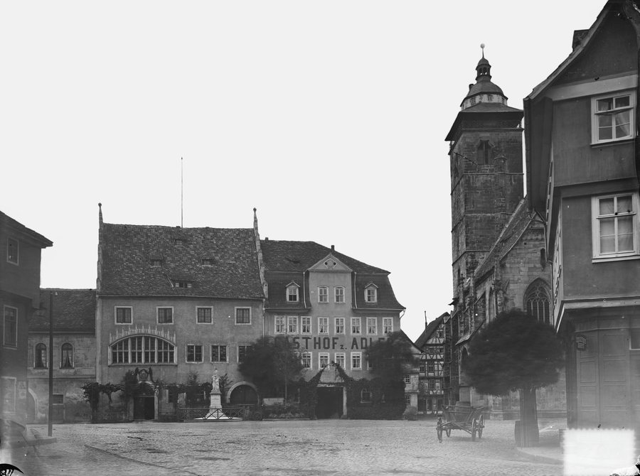Altmarkt Schmalkalden von Osten