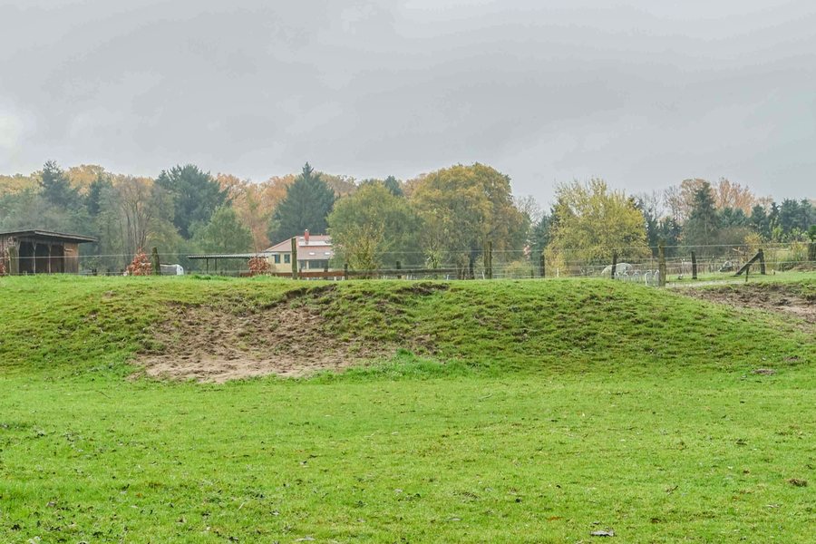 Burgplatz auf dem Weinberg in Meinersen von Westen