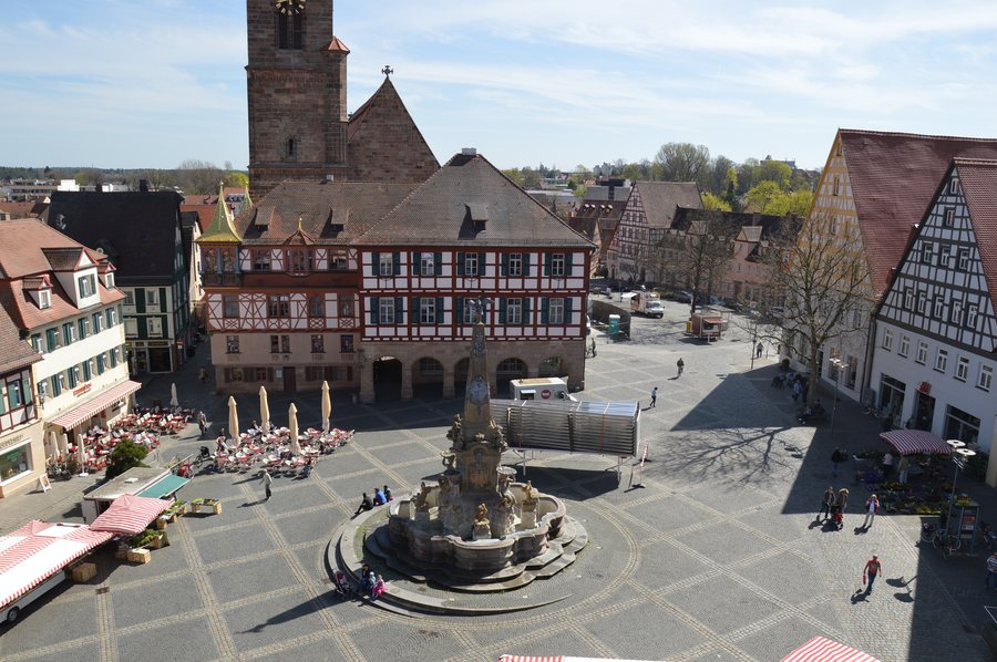 File:Schwabach Königsplatz von oben.JPG