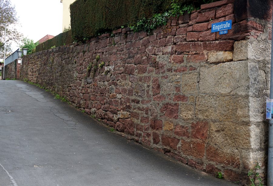 Friedhofsmauer near Bahnhofstraße, Euerdorf