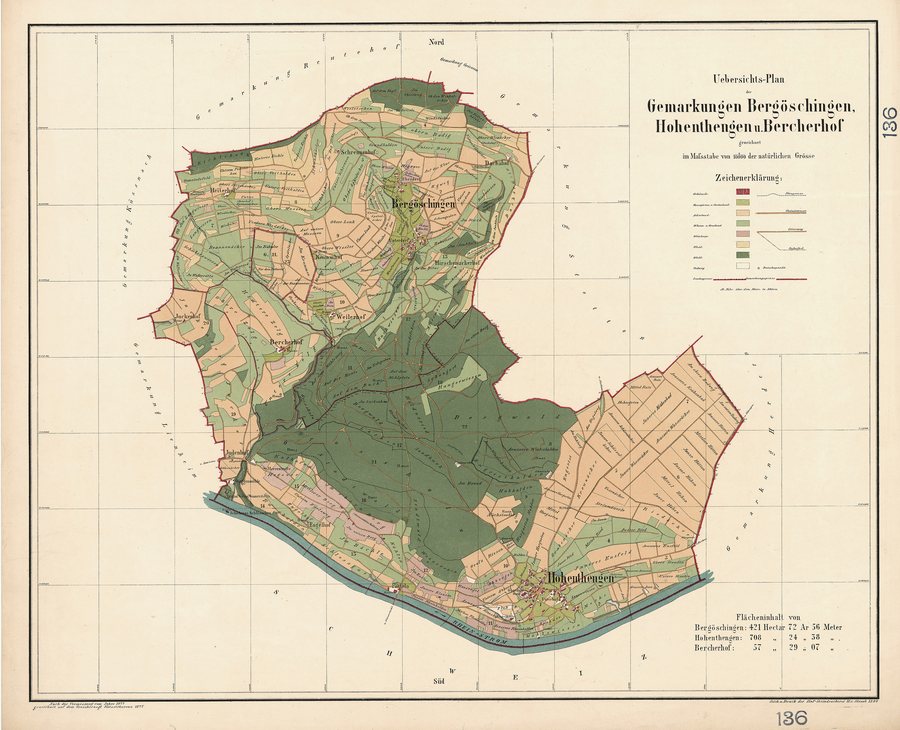 Bergöschingen, Hohentengen and Bercherhof