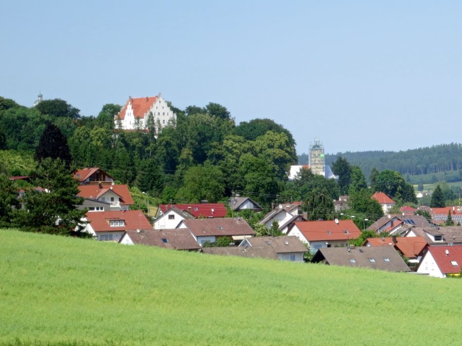 Neuburg von Süden aus gesehen