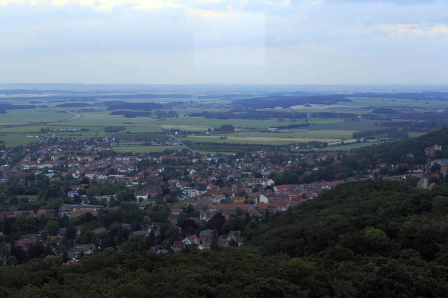 Blankenburg (Harz) viewed from the Ziegenkopf