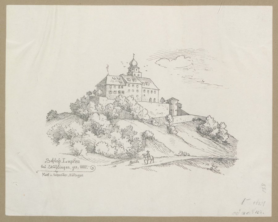 Schloss Lupfen bei Stühlingen (= Hohenlupfen oder Stühlinger Schloss)