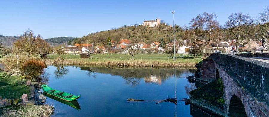 File:Kanu auf der Tauber in Werbach-Gamburg (Panorama).jpg