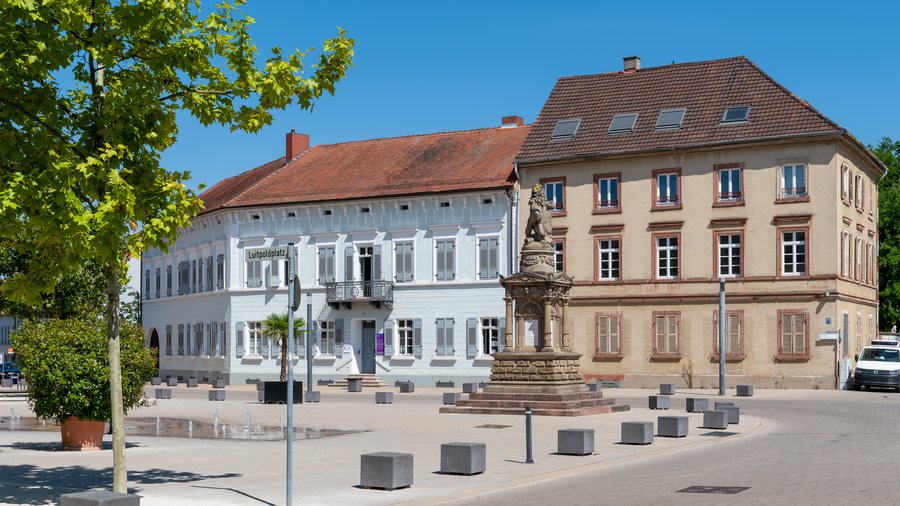 Luitpoldplatz square in Germersheim