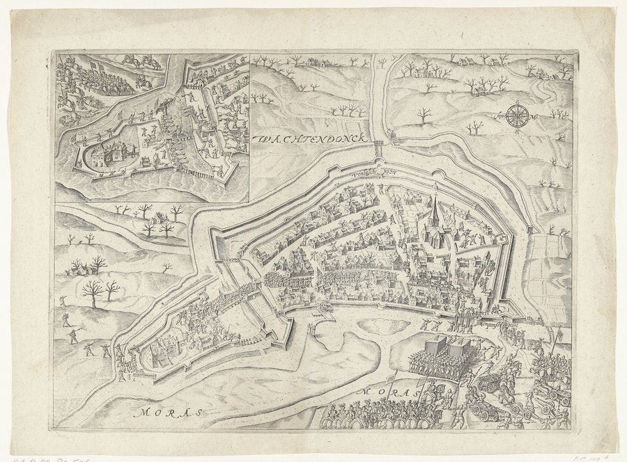 Verovering van Wachtendonk, 1600