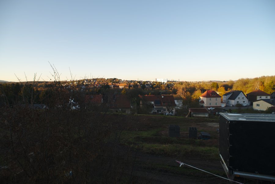 Blick vom nördlichen Hang des Spiemonts auf Sankt Wendel