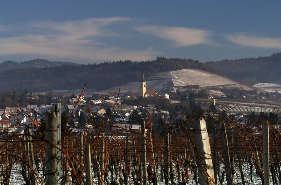 Ballrechten-Dottingen in winter