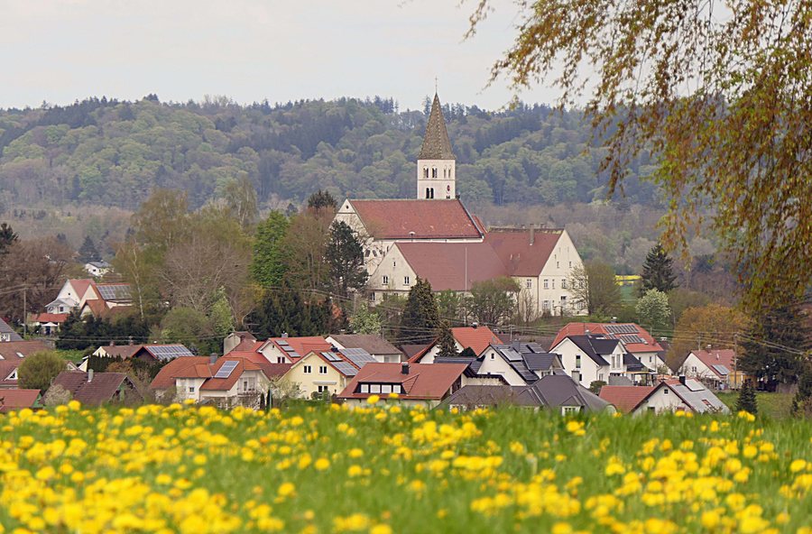 Kirchberg an der Iller from the west