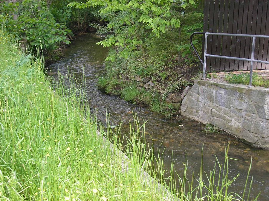 Die Rinne in Königsee in Thüringen