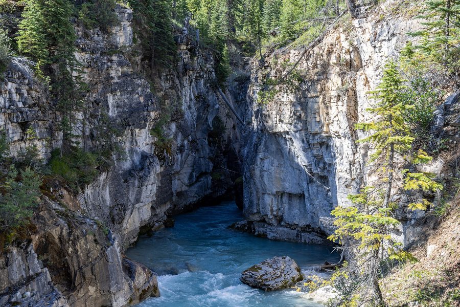 Marble Canyon in Kootenay National Park, British Columbia