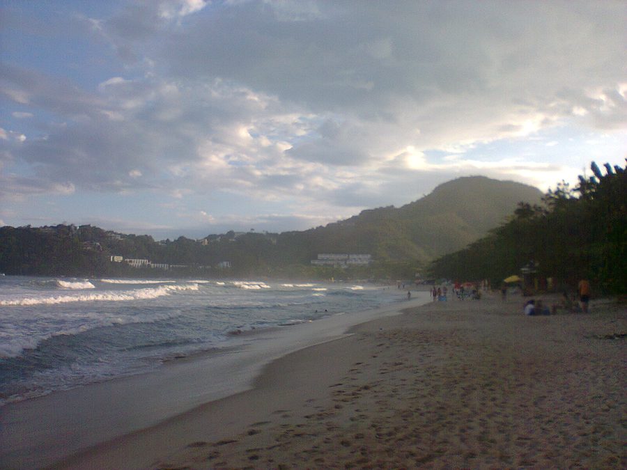 Praia das Toninhas in Ubatuba an der Küste des Bundesstaats São Paulo