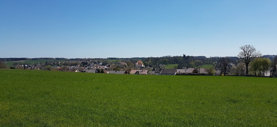 Ortsansicht von Jetzendorf von Norden