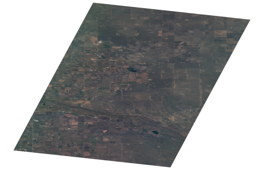 Offene Landschaft in Weld County, Colorado