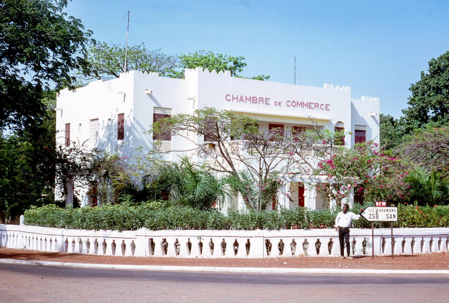 Historisches Gebäude der Handelskammer von Bobo-Dioulasso in Burkina Faso