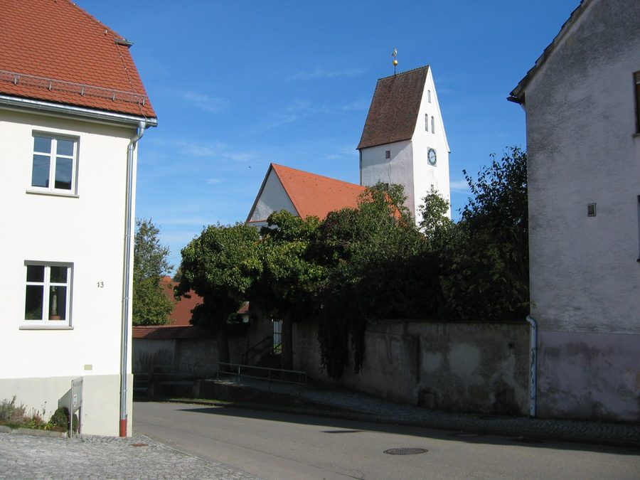 Ortsmitte von Ballendorf im Alb-Donau-Kreis