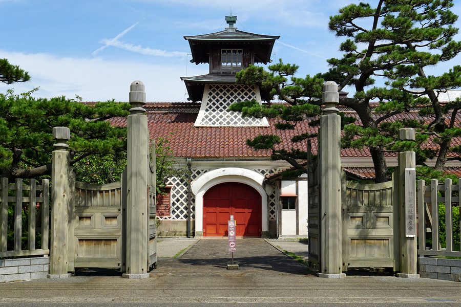 Old Niigata Customs Government Building in Niigata City, Niigata Prefecture, Japan