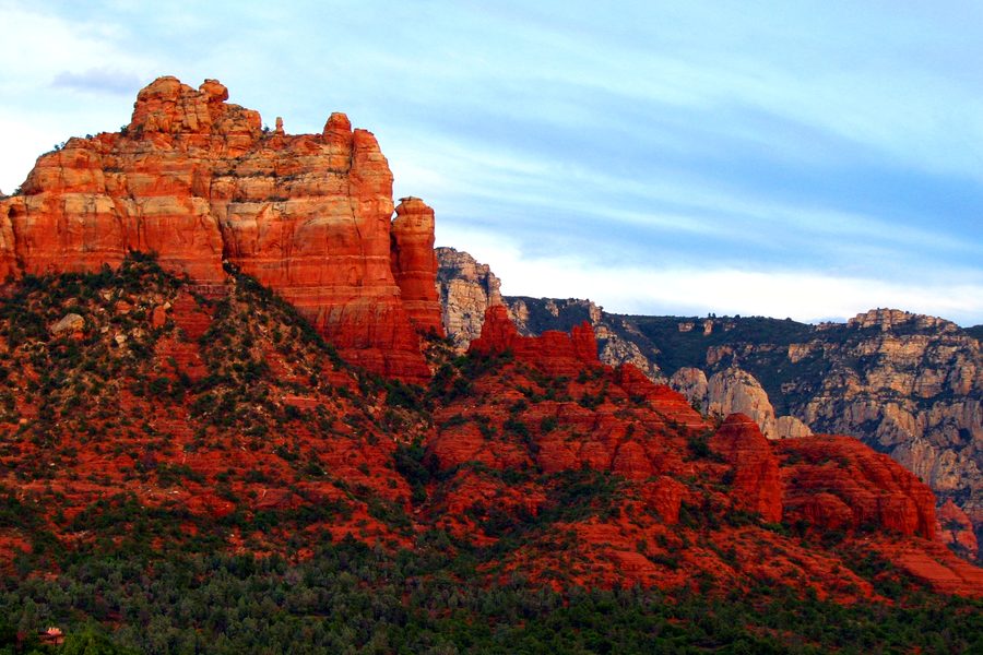 Formazioni rocciose rosse vicino a Sedona, Arizona