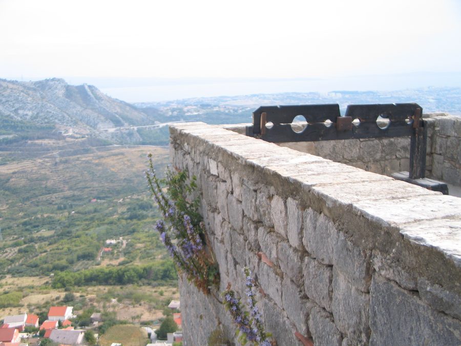 Vista dalla Fortezza di Klis sul paesaggio circostante