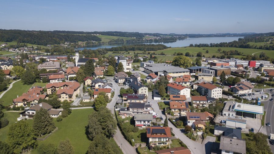 Vista sul Salzburger Seenland presso Obertrum