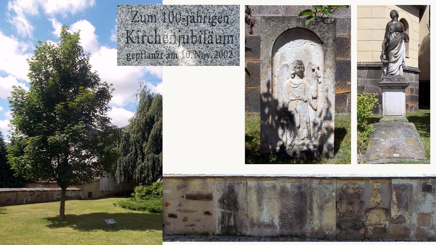 Wilthen an der Kirche
