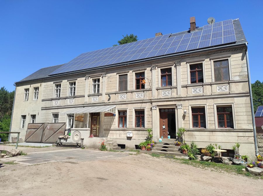 Wohn- und Mühlengebäude der Obermühle in Gottsdorf
