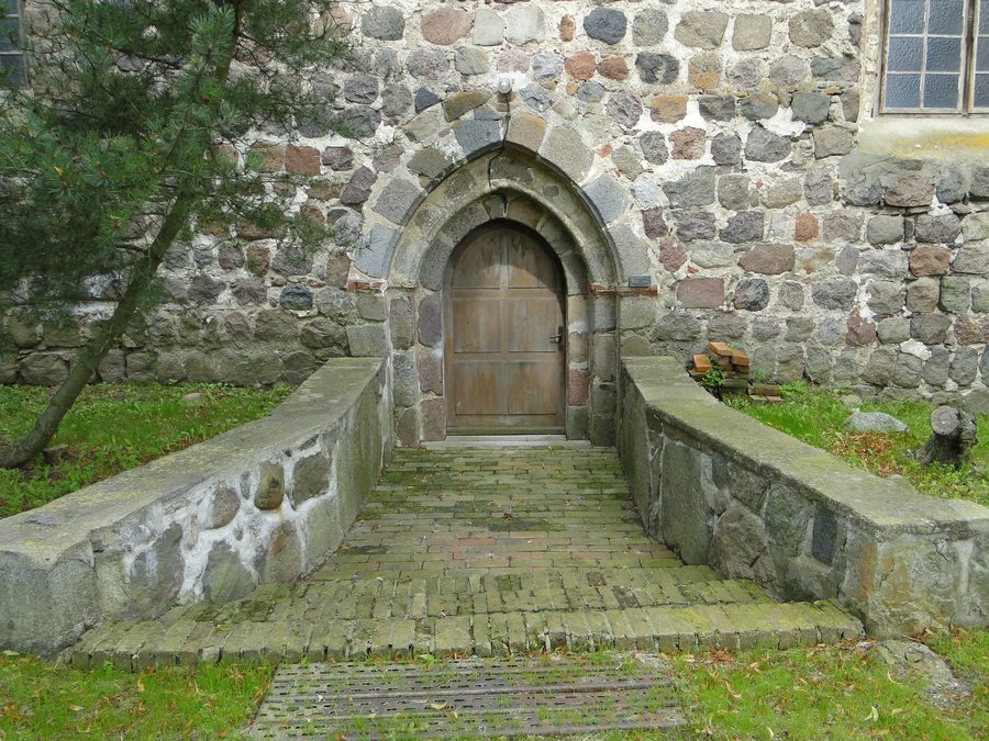 Chiesa a Genzkow, Meclemburgo-Pomerania Anteriore, Germania
