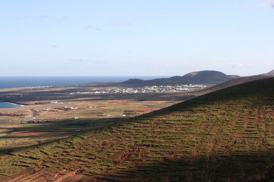 Vista da Lugar Diseminado Haría su Mala a Lanzarote