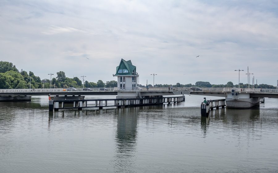 Ponte sullo Schlei presso Kappeln nello Schleswig-Holstein