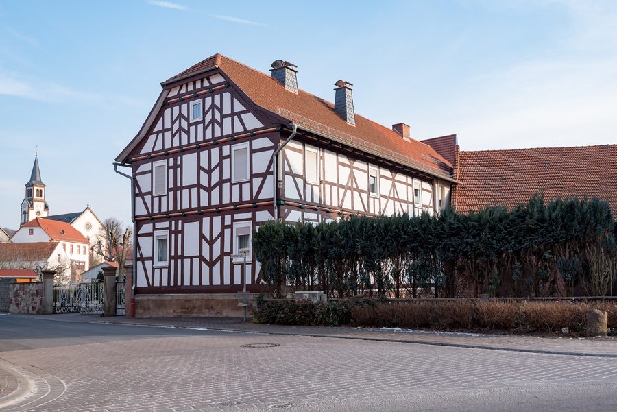 Gebäude in der Kirchstraße 2 in Buttlar, Thüringen