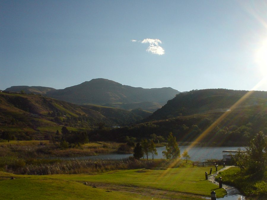 The Drakensberg Mountains in KwaZulu-Natal.