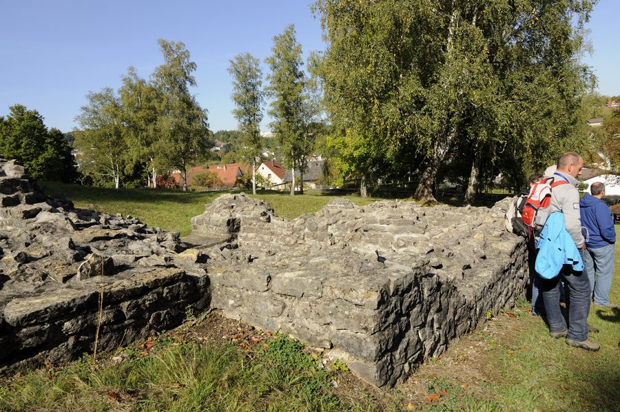 Mura conservate del fortino di Osterburken