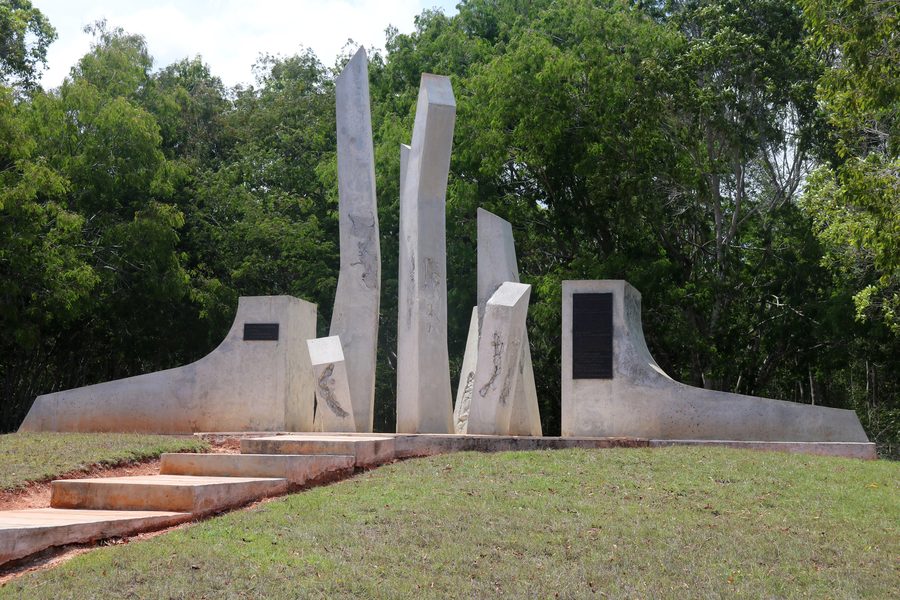 Denkmal im Nationalpark Desembarco del Granma zu Ehren der Opfer der Granma-Expedition