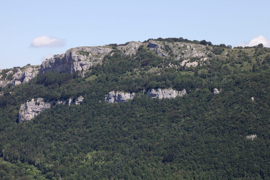 La roccia di Hautepierre a Mouthier-Haute-Pierre, nel Doubs