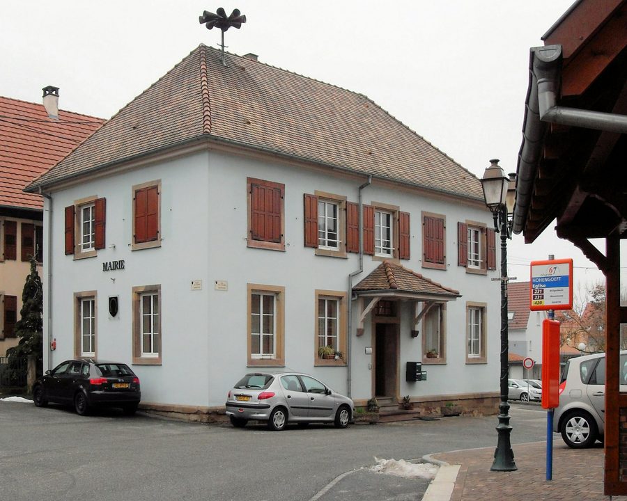 Rathaus von Hohengœft im Elsass