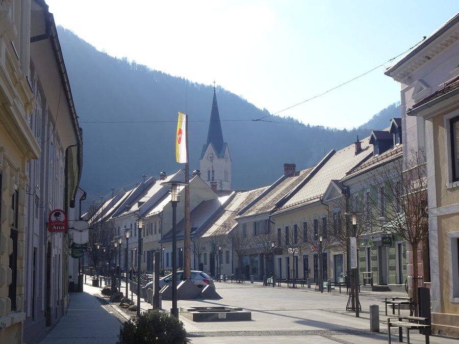 View of Stari trg in Slovenske Konjice