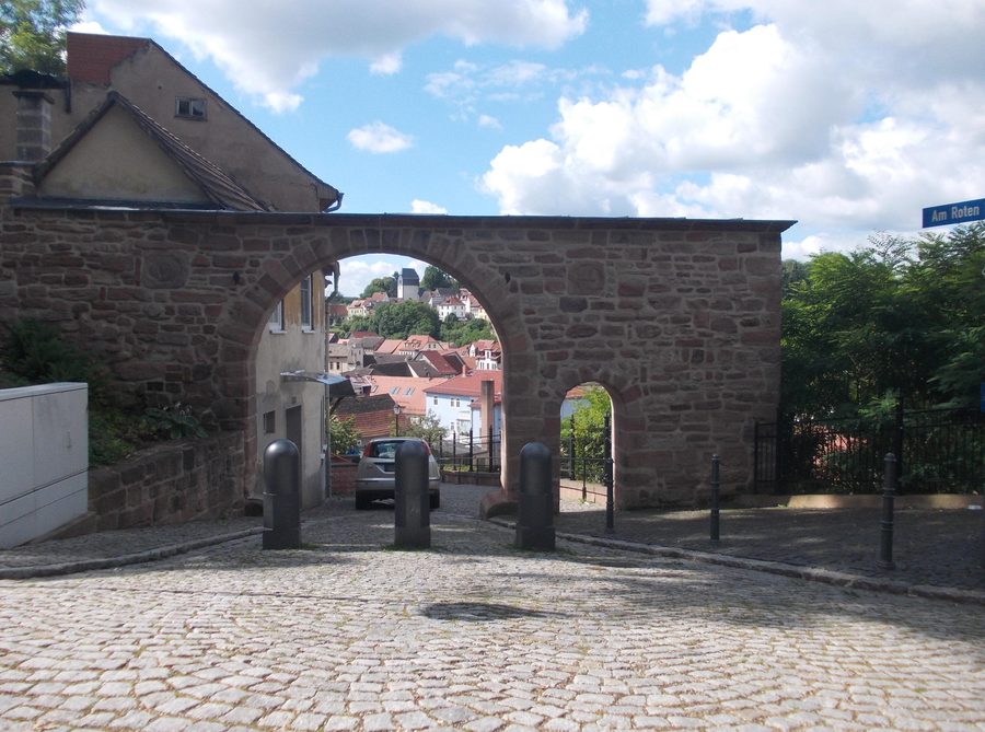 Rotes Tor in Stadtroda im Saale-Holzland-Kreis, Thüringen