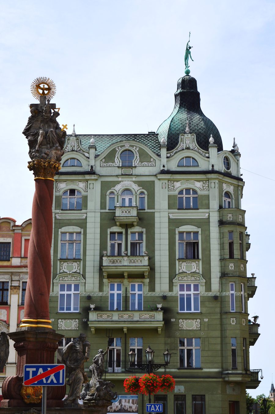 Veduta storica della città di Świdnica in Bassa Slesia