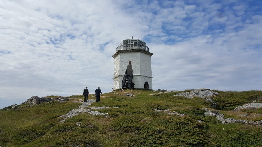 Villa fyr an der Küste von Flatanger in Norwegen