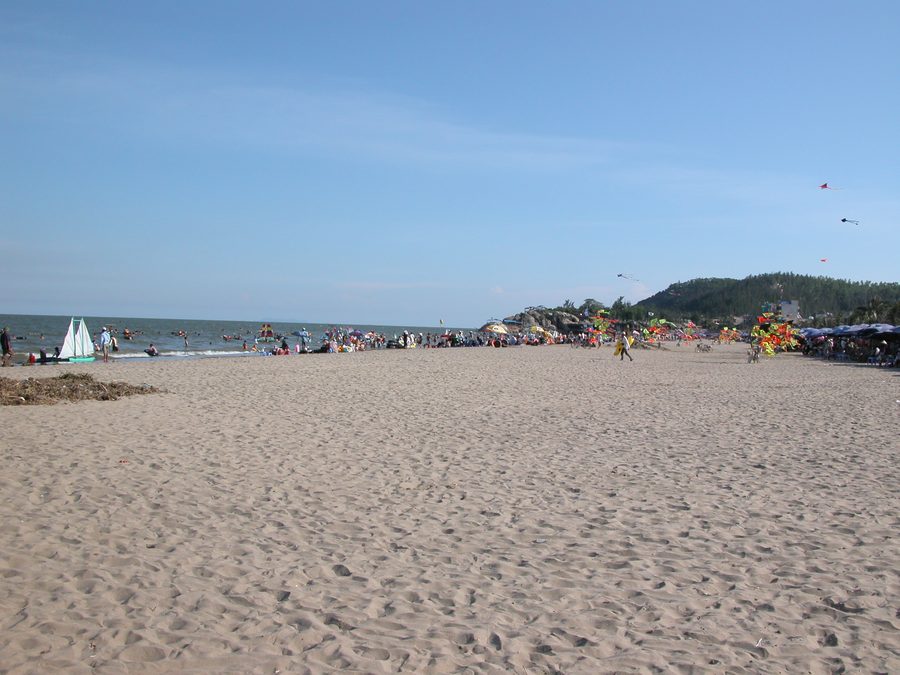 Strand von Sầm Sơn in der Provinz Thanh Hóa, Vietnam