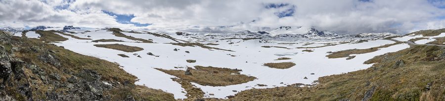 Vista dell’altopiano del Jotunheimen dal Sognefjellet a Lom