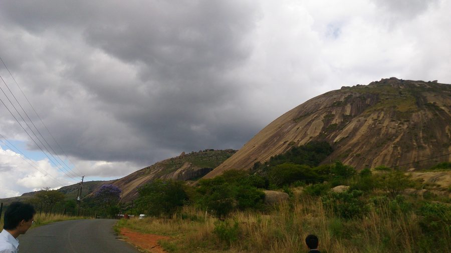 Ansicht von Manzini in Eswatini